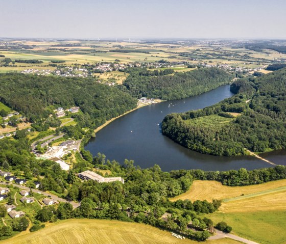 Blick auf den Stausee Biersdorf im NaturwanderPark delux, © Eifel Tourismus GmbH, D. Ketz