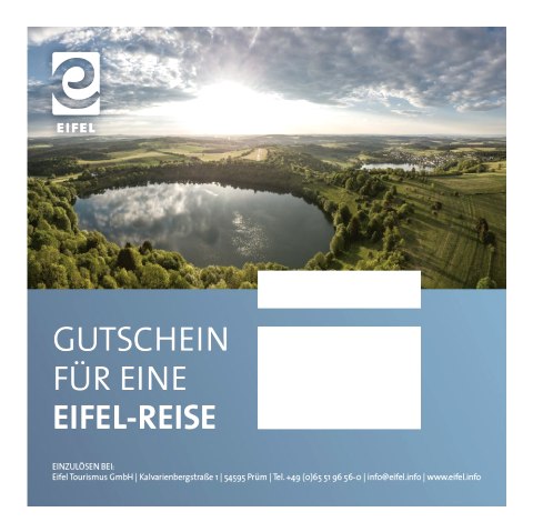 Reise-Gutschein Eifel, © Eifel Tourismus GmbH